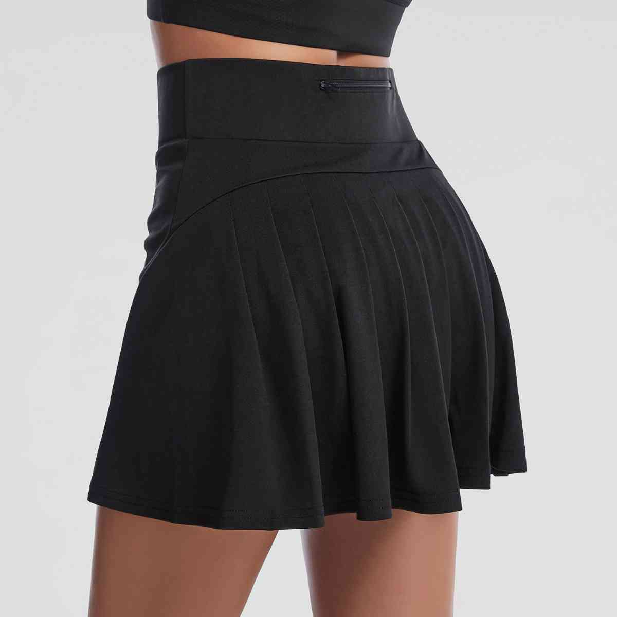 Wide Waistband Sports Skort