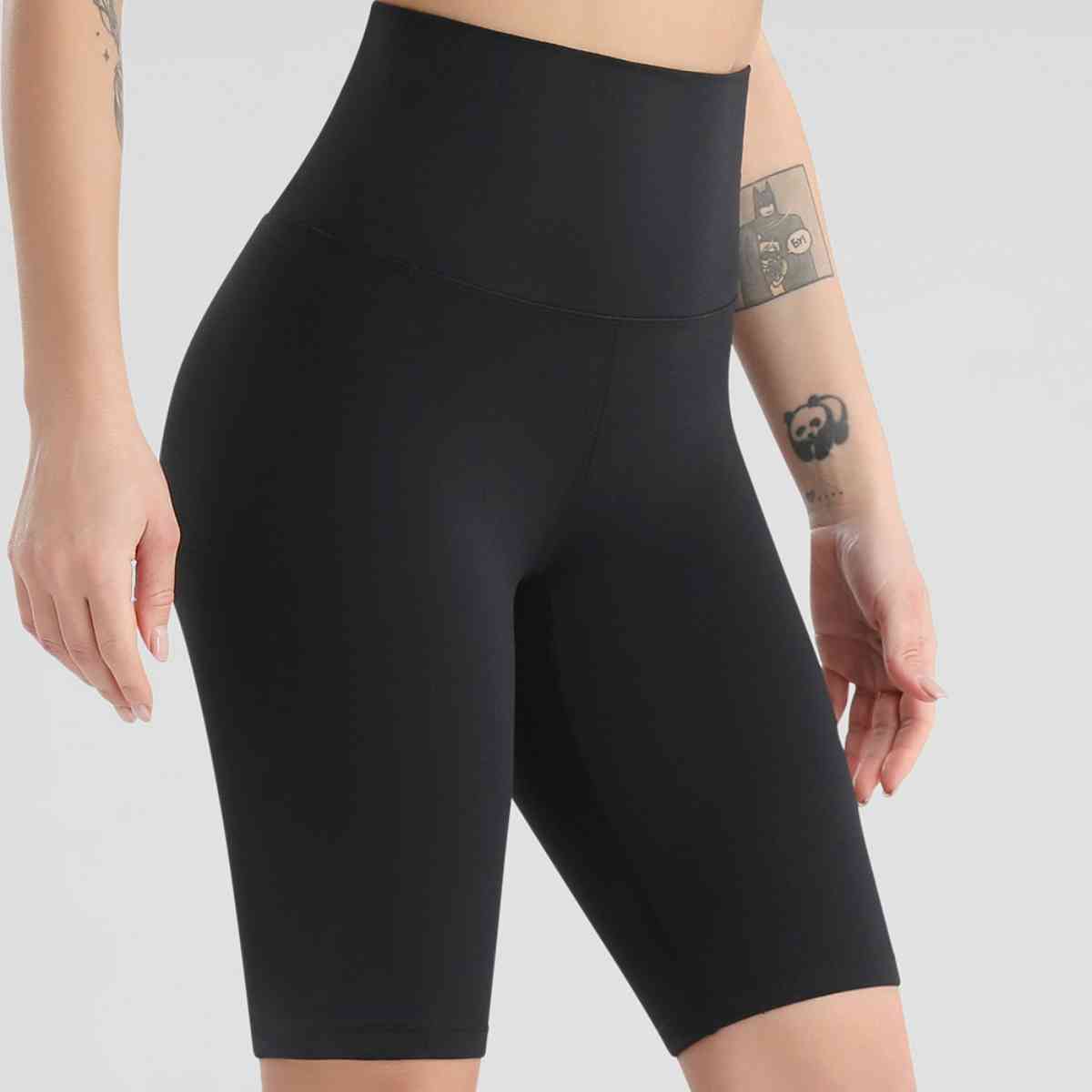 Wide Waistband Sports Shorts