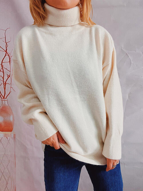 Turtleneck Long Sleeve Sweater