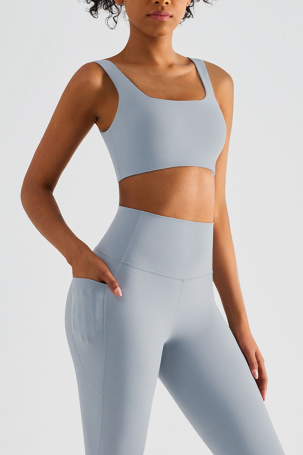 Square Neck Sports Bra